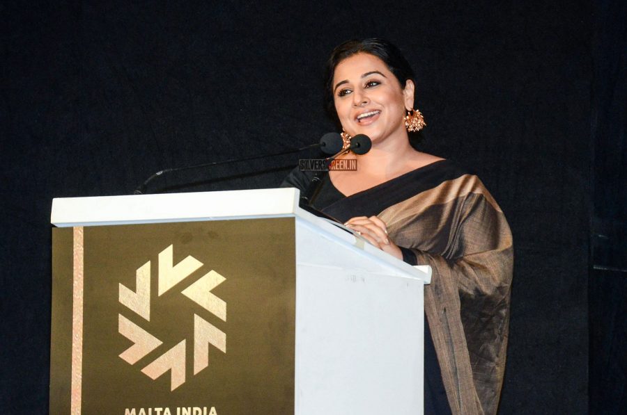 Vidya Balan At The Malta India Film Festival 2018
