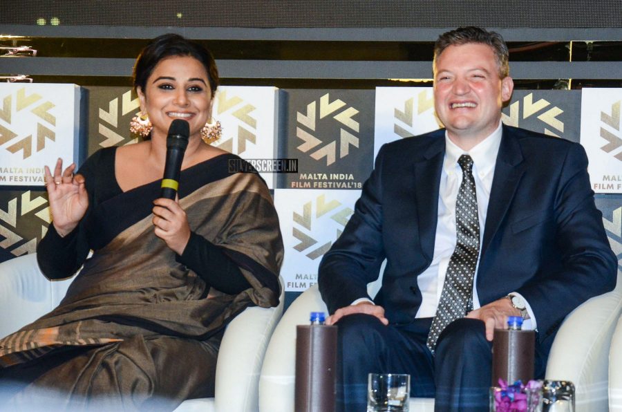 Vidya Balan At The Malta India Film Festival 2018