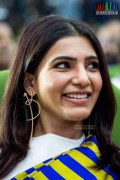 Samantha At The Irumbuthirai Success Meet