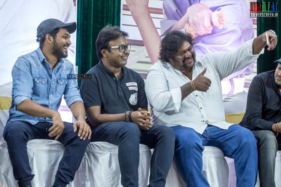 D Imman, Hiphop Tamizha At The Ezhumin Audio Launch