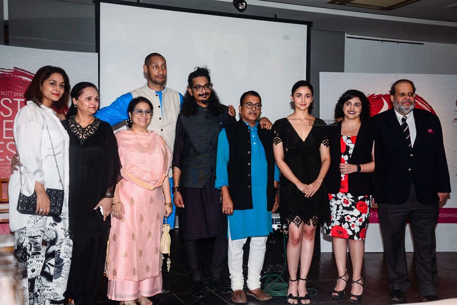 Alia Bhatt At Tapan Mody's Calligraphy Exhibition