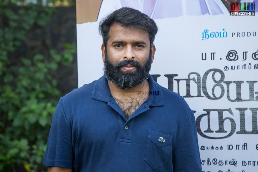 Santhosh Narayanan At The Pariyerum Perumal Press Meet