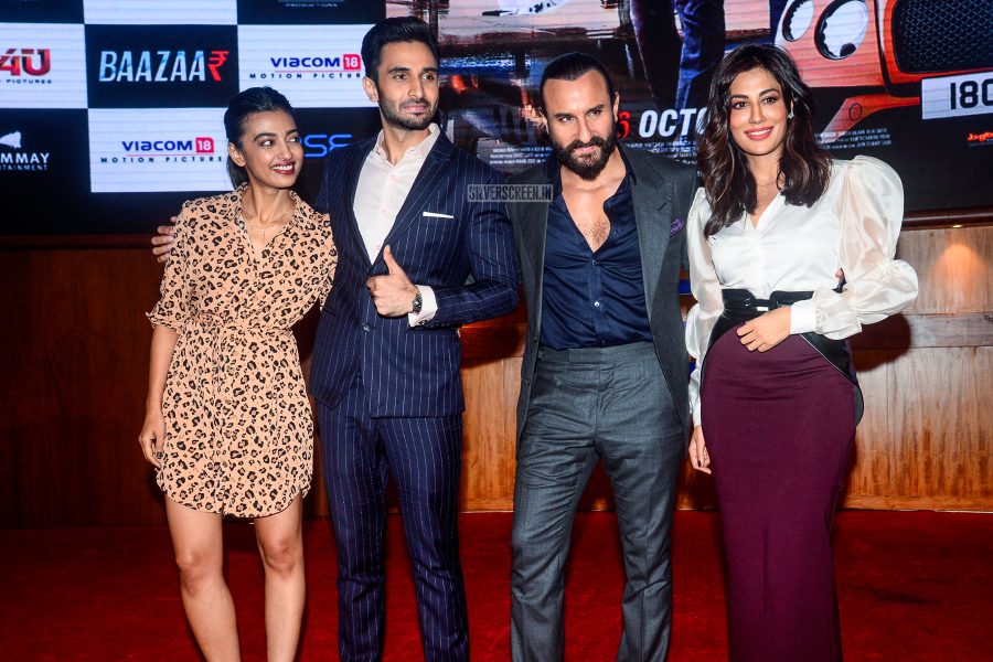 Saif Ali Khan, Radhika Apte, Chitrangada Singh At The Baazaar Trailer Launch