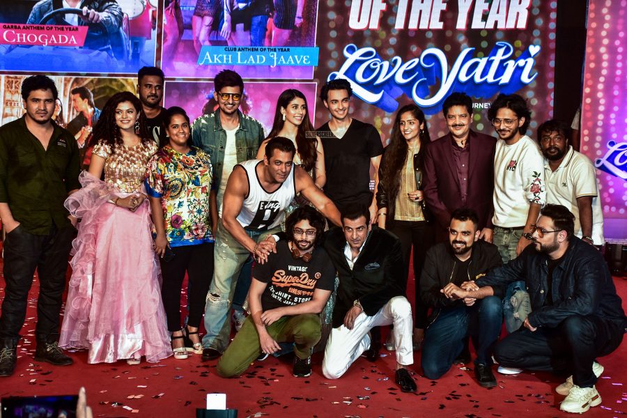 Salman Khan, Aayush Sharma, Warina Hussain Promote Loveyatri