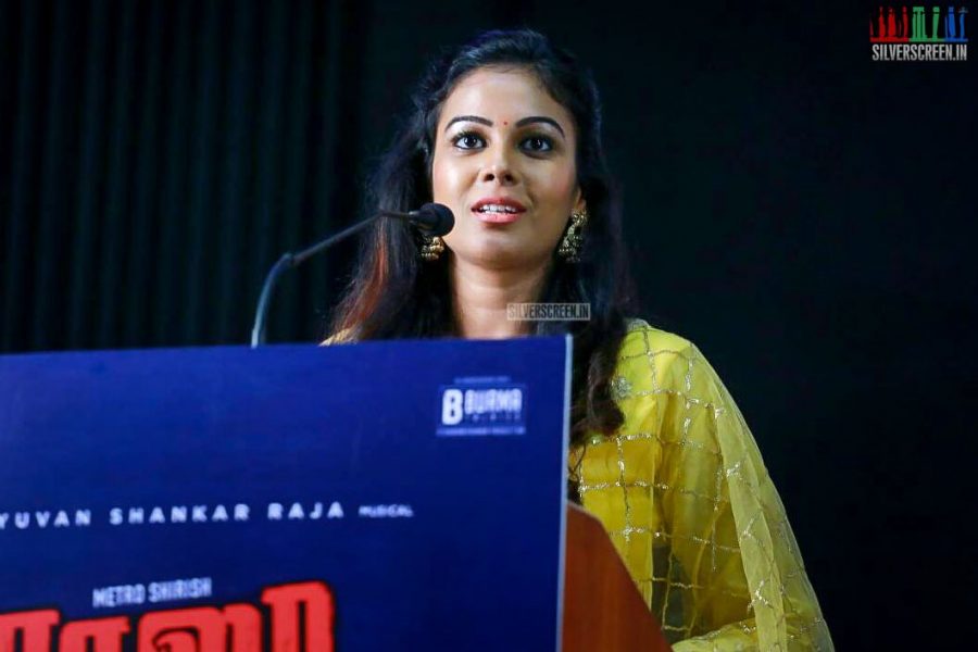 Chandini Tamilarasan At The Raja Ranguski Press Meet