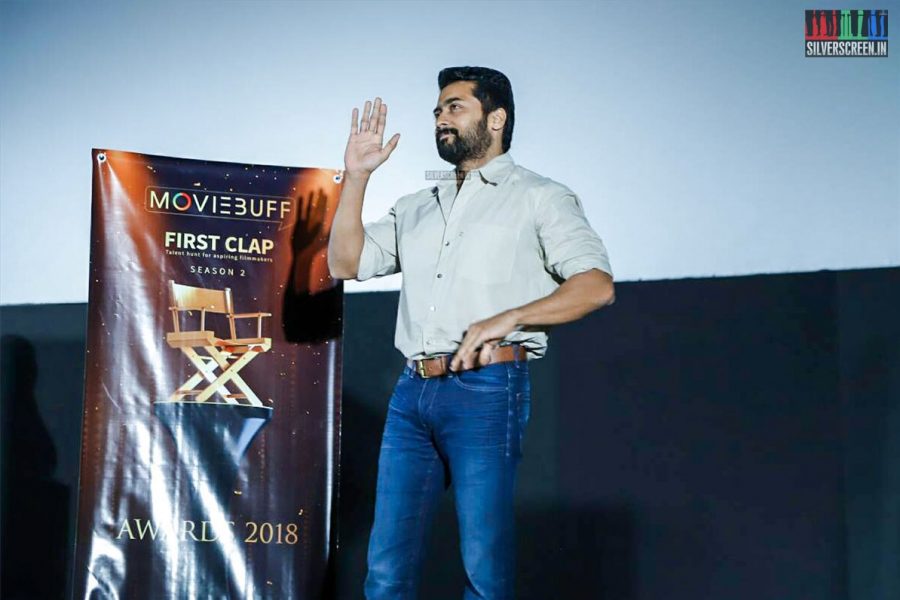 Suriya At The MovieBuff First Clap Awards Function Season 2