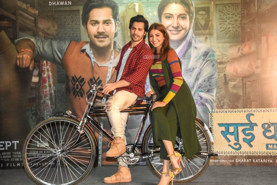 Varun Dhawan, Anushka Sharma Promote ‘Sui Dhaaga – Made In India’