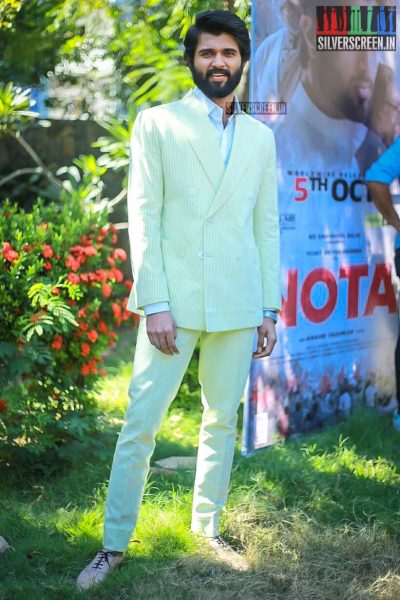 Vijay Devarakonda At The NOTA Press Meet