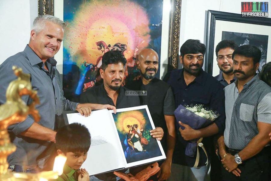 Vijay Sethupathi At The 'Medley of Art' by L Ramachandran Gallery Exhibition & Book Launch
