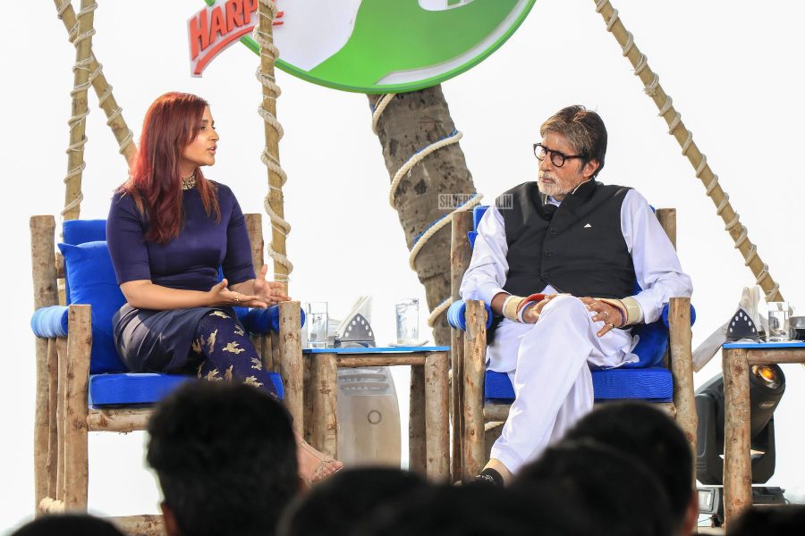 Amitabh Bachchan, Parineeti Chopra At The 'Banega Swachh India' Event