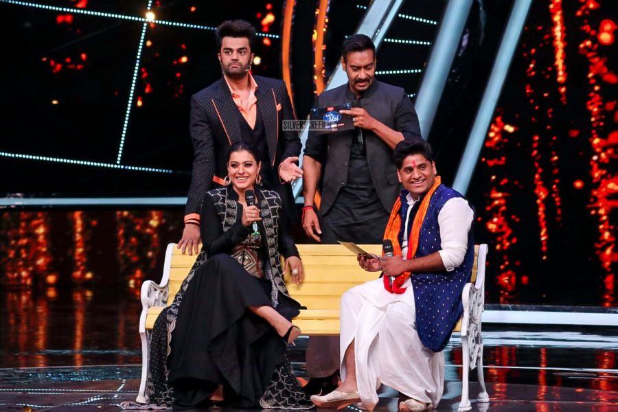 Kajol & Ajay Devgn Promote Helicopter Eela On The Sets Of Indian Idol