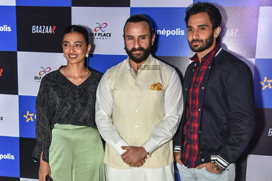 Saif Ali Khan, Radhika Apte Promote Baazaar In Delhi