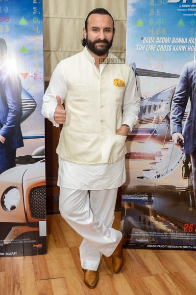 Saif Ali Khan Promotes Baazaar In Delhi