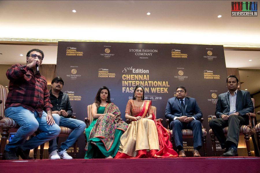 Sanam Shetty At The Chennai International Fashion Week Press Meet
