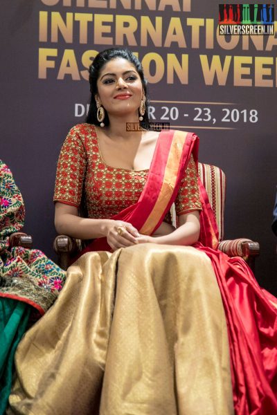Sanam Shetty At The Chennai International Fashion Week Press Meet