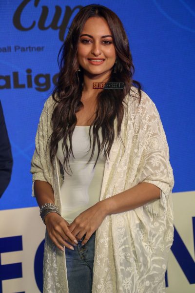 Sonakshi Sinha At A Soccer Event