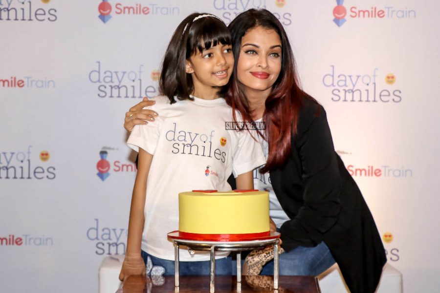 Aishwarya Rai Bachchan With Daughter Aradhya at The Smile Train Donation