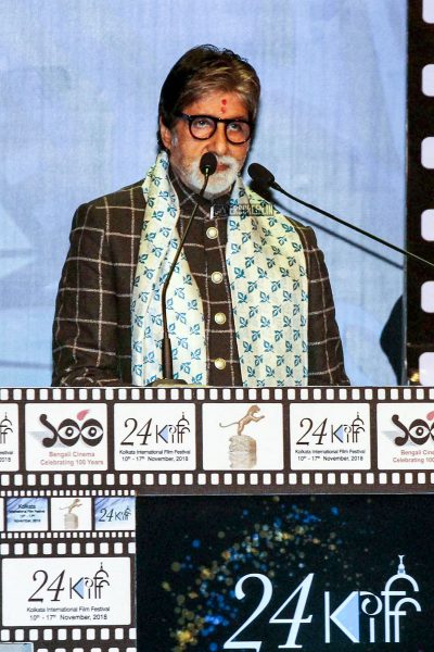 Amitabh Bachchan At The 'Kolkata International Film Festival'