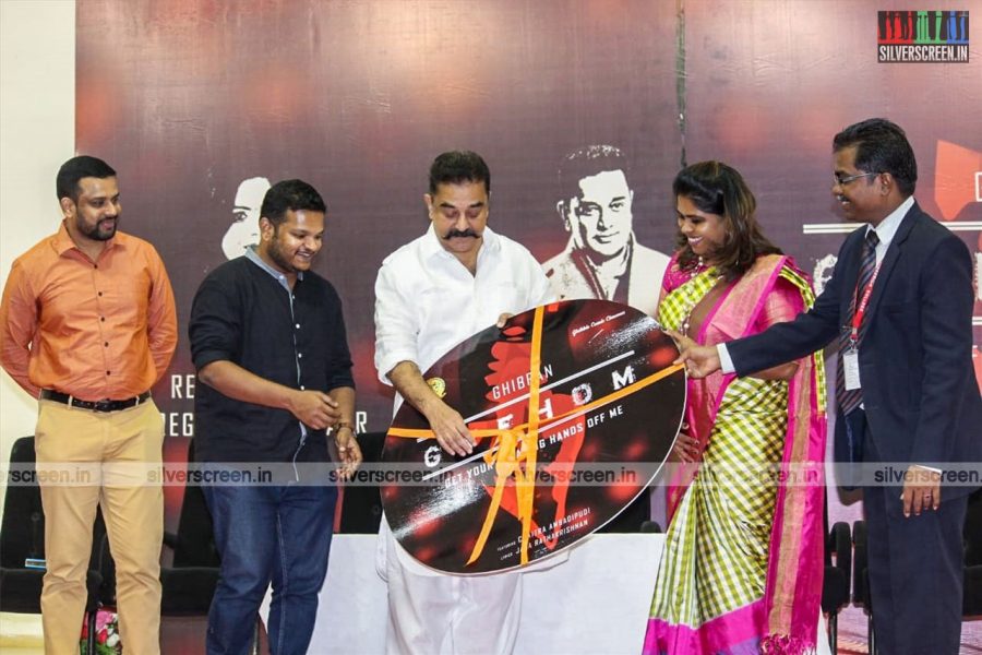 Kamal Haasan, M Ghibran At The 'Get Your Freaking Hands Off Me' Album Launch