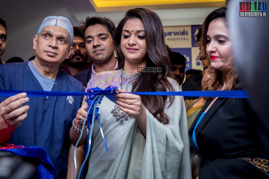 Keerthy Suresh At The Inauguration Of An Eye Hospital In Chennai