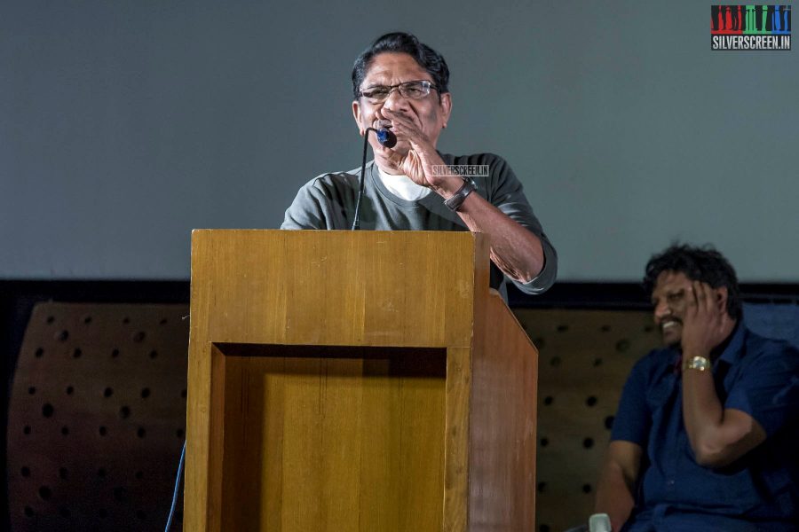 P Bharathiraja At The Pariyerum Perumal Review Meet