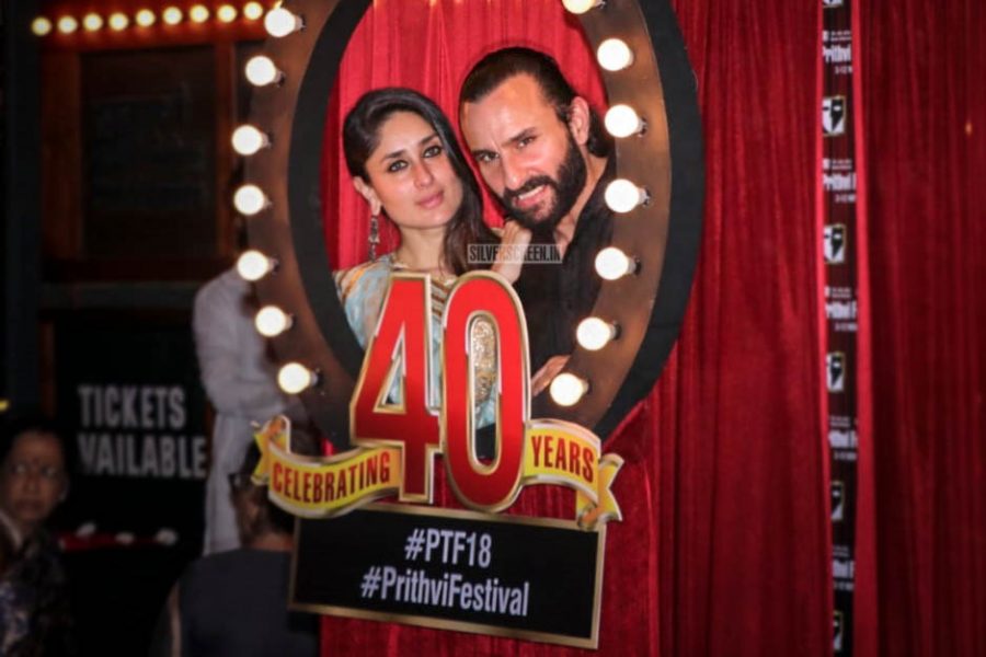 Kareena Kapoor, Saif Ali Khan At The Prithvi Film Festival 2018