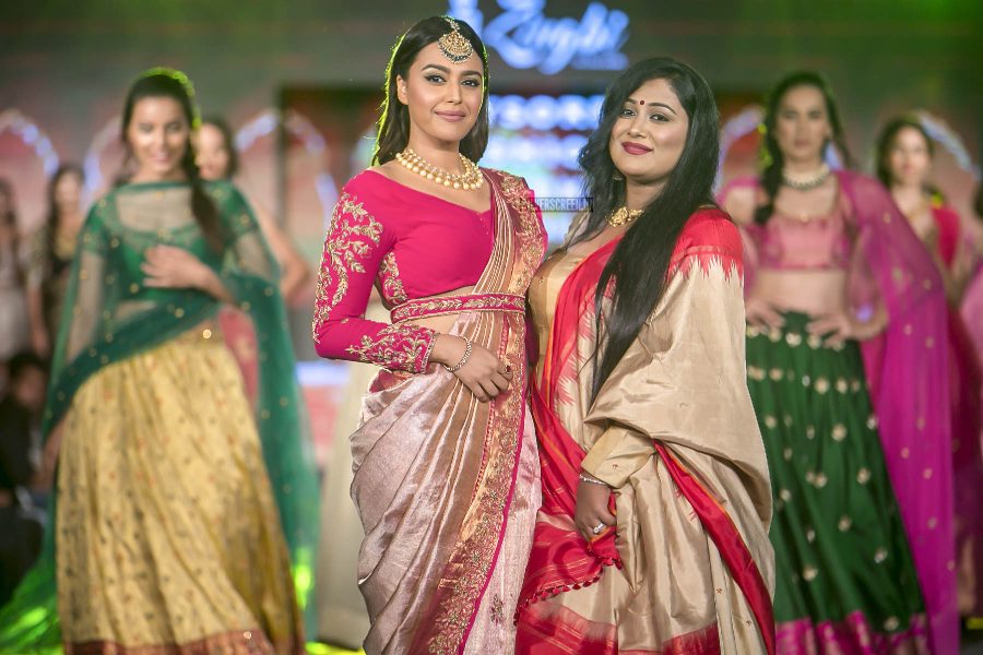 Swara Bhaskar Walks The Ramp For Arpitha Randeep At Mysore Fashion Week Season 5