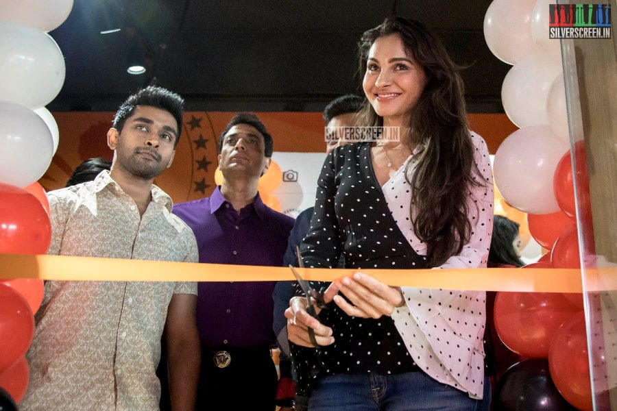 Andrea Jeremiah At The Inaguration Of A Fitness Centre In Chennai