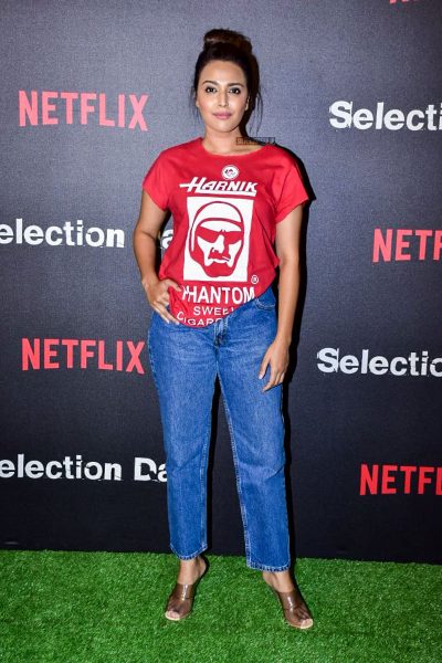 Swara Bhaskar At The Screening Of Netflix’s Original Series Selection Day