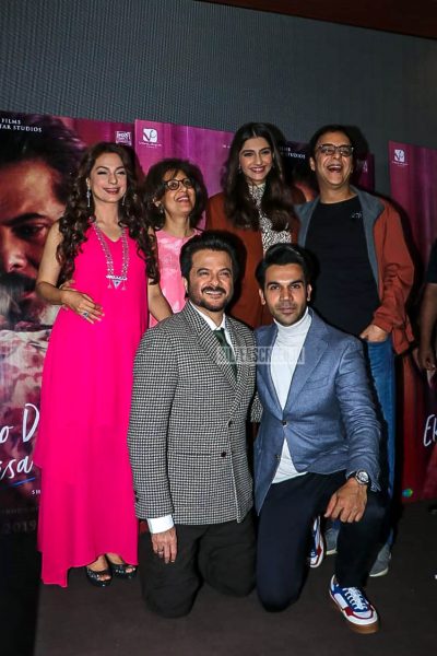 Anil Kapoor, Sonam Kapoor. Rajkummar Rao, Juhi Chawla At The 'Ek Ladki Ko Dekha Toh Aisa Laga' Trailer Launch