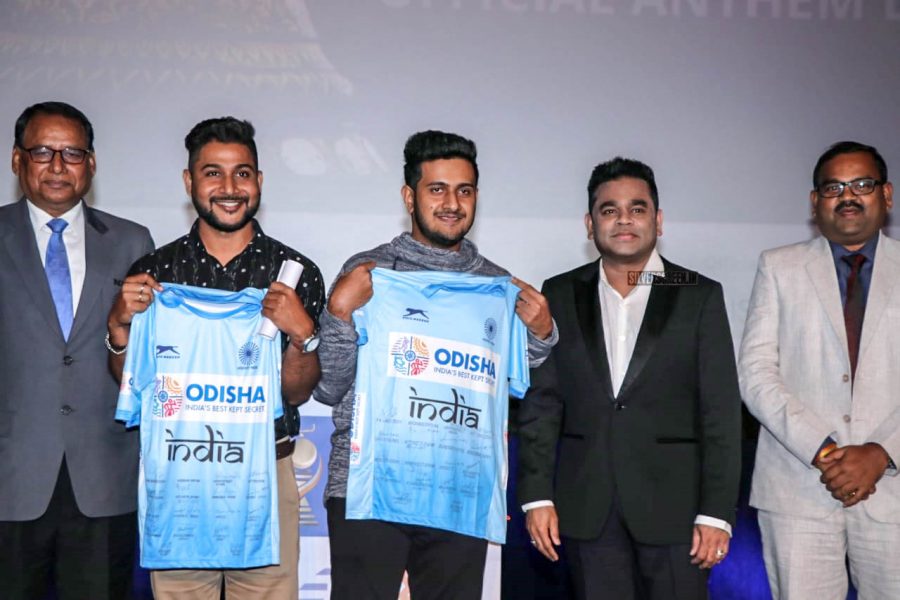 AR Rahman At The Launch Of 'Hockey World Cup' Anthem