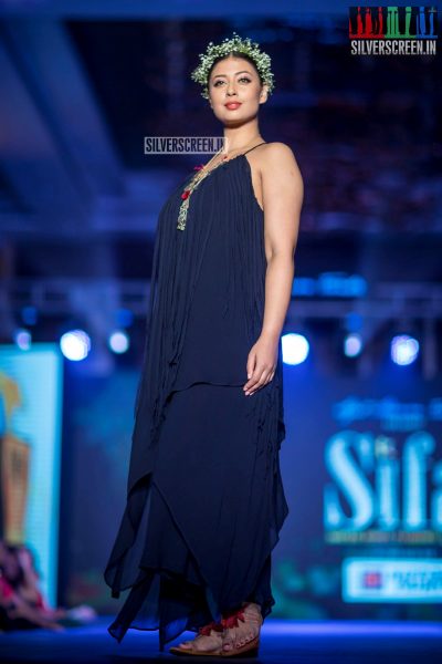 Sameea Bangera At The  South Indian Fashion Awards 2018 In Chennai
