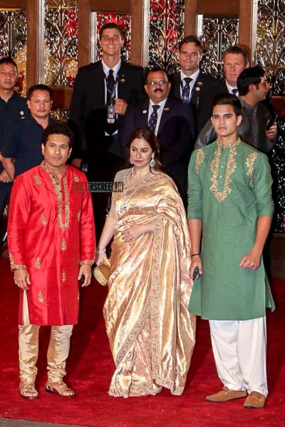 Sachin Tendulkar  At Isha Ambani–Anand Piramal Wedding Ceremony