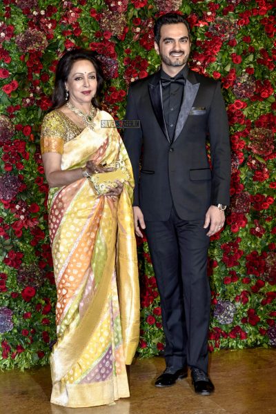 Hema Malini At The Ranveer Singh, Deepika Padukone Wedding Reception