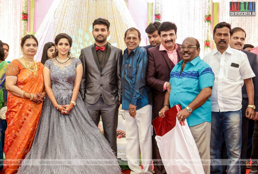 TP Gajendran At The RS Jashwanth Kannan-K Priyanka Wedding Reception