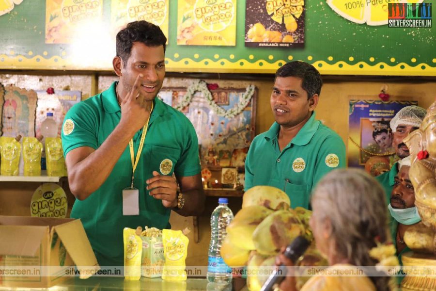 In Pictures: Actor Vishal Funds Gaja Relief