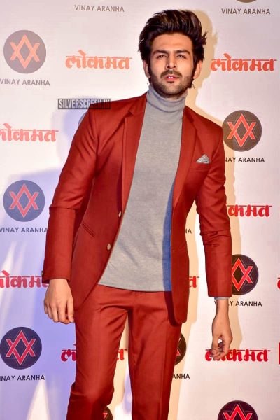 Kartik Aaryan At The Lokmat Most Stylish Awards 2018