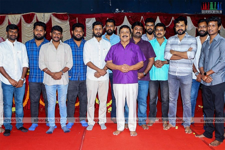 Karthi, Lokesh Kanagaraj At The 'Karthi 18' Movie Launch