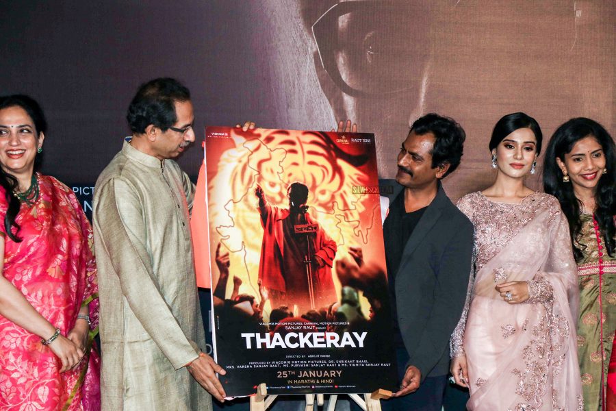 Nawazuddin Siddiqui, Amrita Rao At The 'Thackeray' Trailer Launch