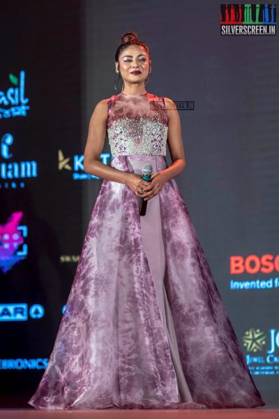 Aishwarya Suresh At The Grand Finale of Mrs.Chennai 2018