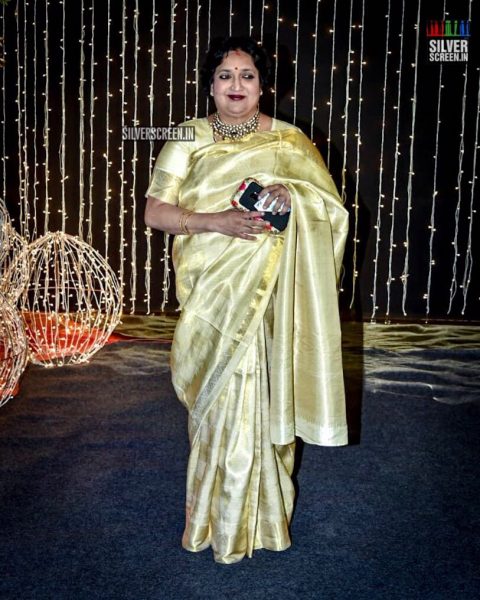 Latha Rajinikanth At Priyanka Chopra And Nick Jonas Wedding Reception