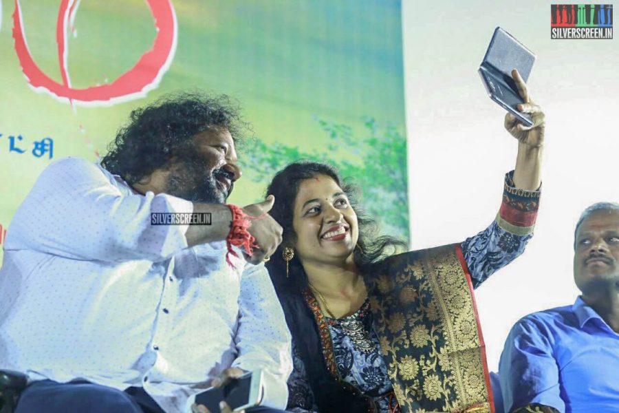 Srikanth Deva At The Thavam Audio Launch