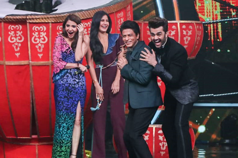 Shah Rukh Khan, Katrina Kaif And Anushka Sharma Promote 'Zero' On The Sets Of Indian Idol