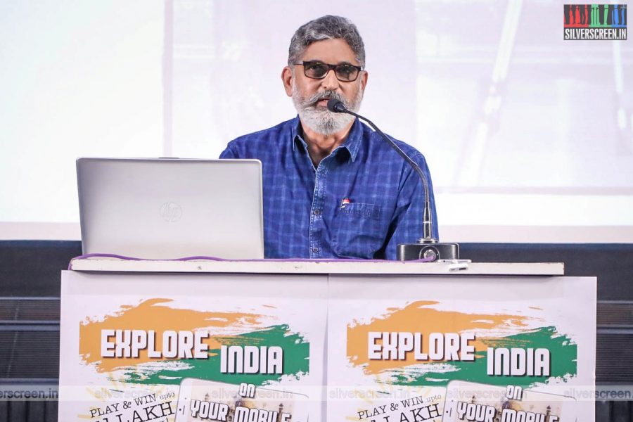 Suresh Menon At An App Launch