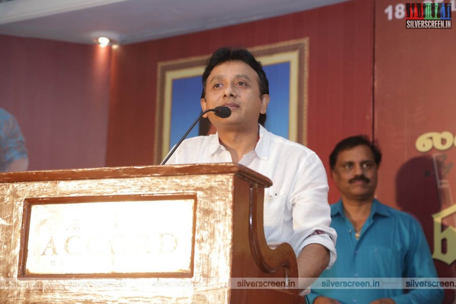 Unni Krishnan At The Chennaiyil Thiruvaiyaru Season 14 Press Meet