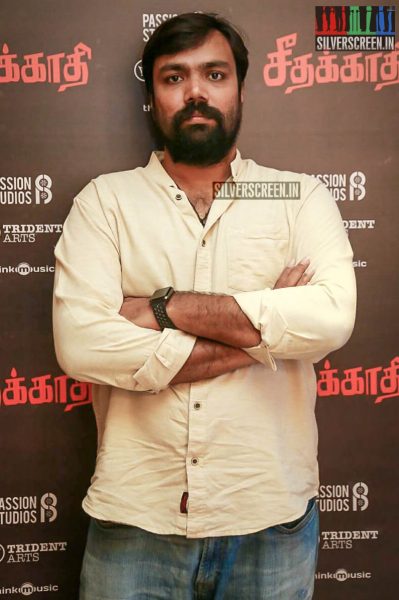 Balaji Tharaneetharan At The Seethakaathi Press Meet In Chennai