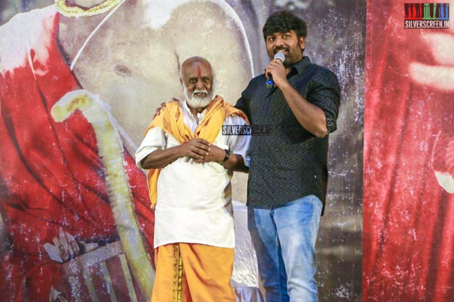 Vijay Sethupathi At The Seethakaathi Press Meet In Chennai