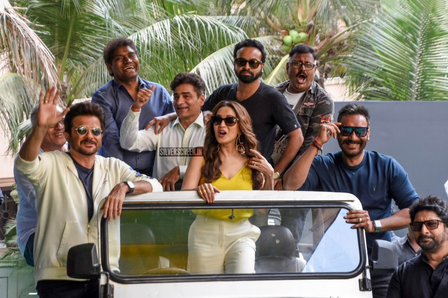 Ajay Devgn, Anil Kapoor, Madhuri Dixit At The 'Total Dhamaal' Trailer Launch