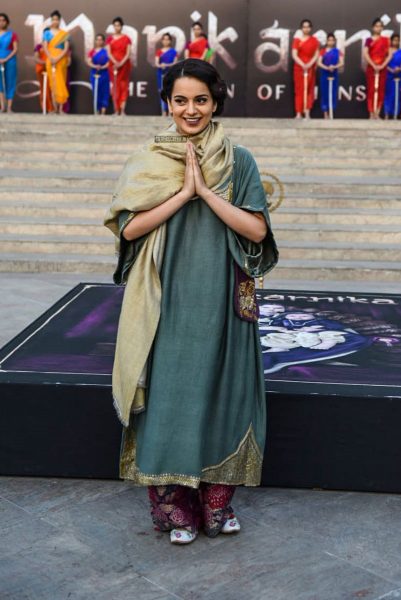 Kangana Ranaut At The ‘Manikarnika–The Queen Of Jhansi’ Song Launch