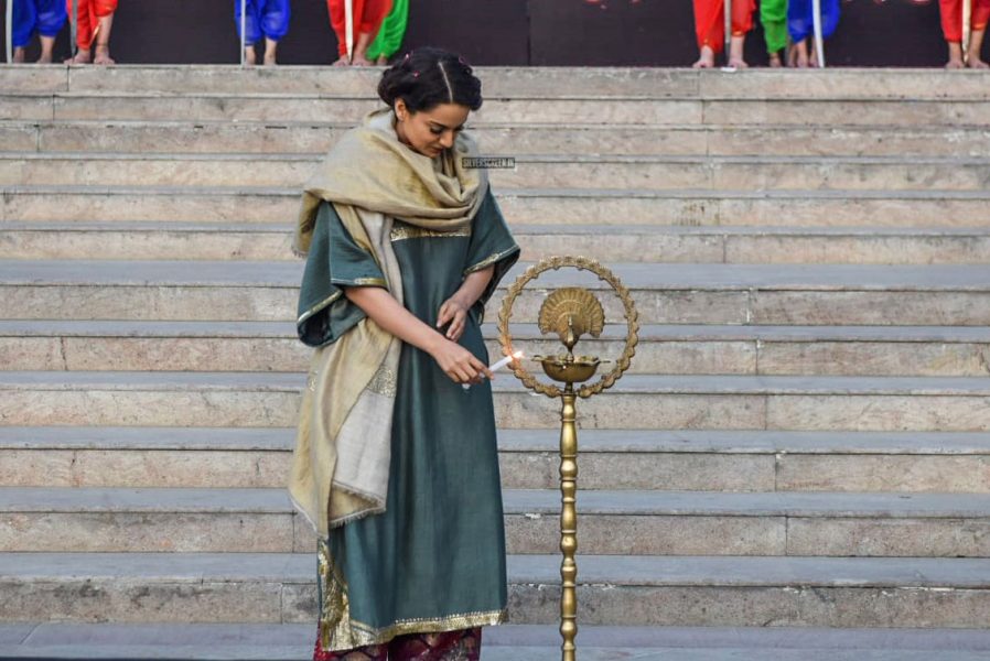 Kangana Ranaut At The ‘Manikarnika–The Queen Of Jhansi’ Song Launch